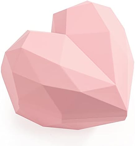 Jouse poklon kutija, 7.8INCHES ružičasta Ljubavna poklon kutija, kutija za odlaganje srca za žene za žene Dan