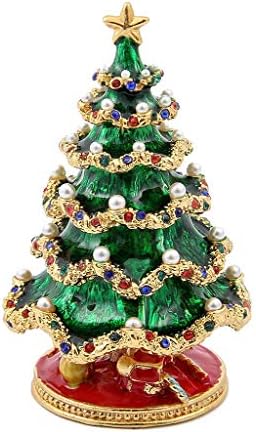 Zyzmh božićno drvce - Emajl Dekoracija Diamond Božić ukras ukras kutija Metalni kućni ukras