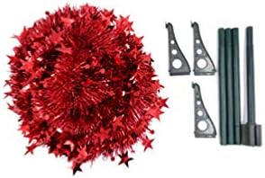CAPPYAMI uredski dekor Vintage Home Decor 150cm Božićno drvce High Pet Plastic Sklopivi teleskopsko plastično stablo Božićna zabava Domaća ukras Zimski kućni kućni ljubimci