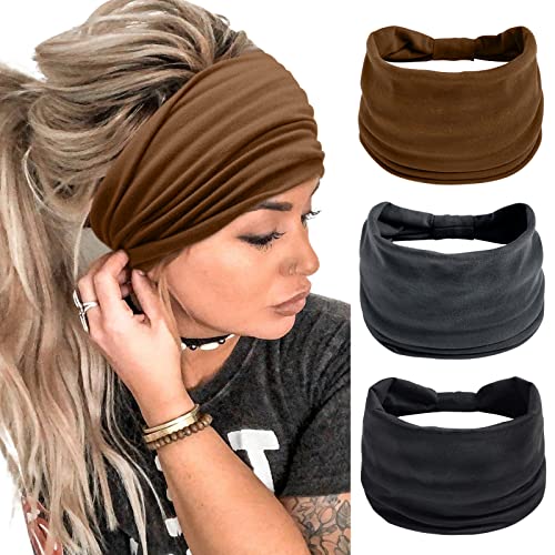 Uticaj široke trake za glavu za žene pletene trake za glavu za žensku kosu Afrička Spa Vježba sportska traka za