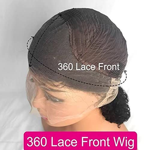 360 istaknite ravne perike ljudska kosa HD prozirna 360 puna čipka frontalna ljudska kosa smeđa medena