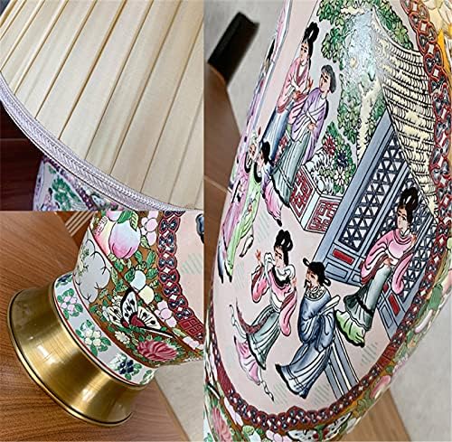 Ataay stolne svjetiljke, kineska stil klasična keramička stolna stolna svjetiljka, ljestvica ljestvica