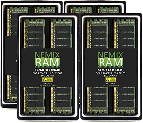 128GB komplet DDR4-2666 pc4-21300 ECC opterećenje Snižena memorija za ASROCK stalak EPYCD8-2T od strane Nemix Ram
