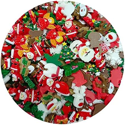 Xinjue Božićna smola dodaci Božićne čarape Snowflakes DIY mobilni telefon Shell Patch rukavice Hainjo božićni dodaci