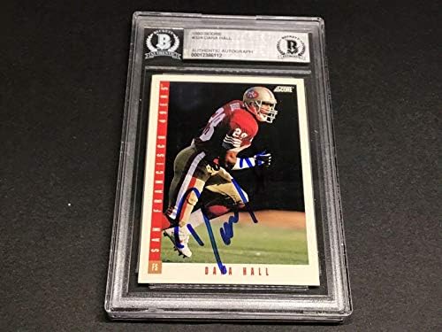 Dana sala Dana 1993. godine Card 324 S.F. 49ers auto beckett bas coa 1a - NFL autogramirane nogometne karte