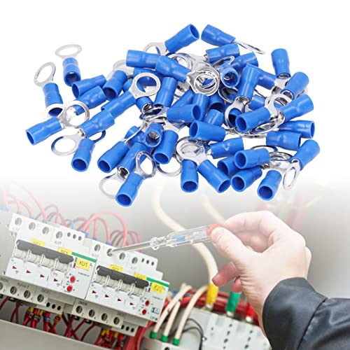 Električni konektori za prešanje žice, RV3.5-8 Povucite čvrstoću 37A Izolirani terminali za elektroničke projekte za žicu od 2,5-4 mm²