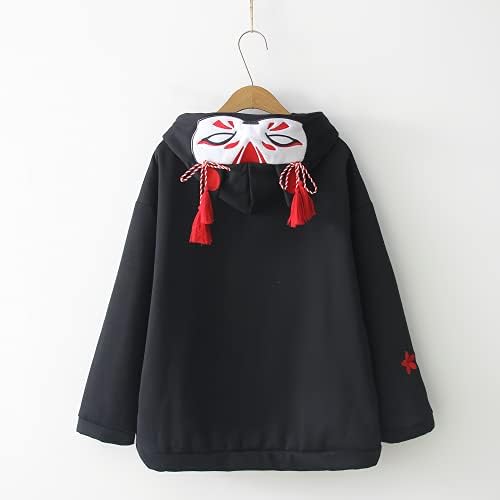 GK-O Lady Girl Japanski mačji duks duks pulover kawaii harajuku sladak kaput