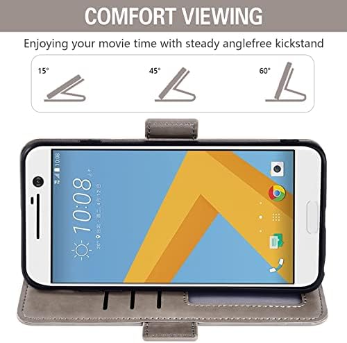 Asuwish kompatibilan sa futrolom za novčanik HTC 10 i zaštitom ekrana od kaljenog stakla držač kreditne