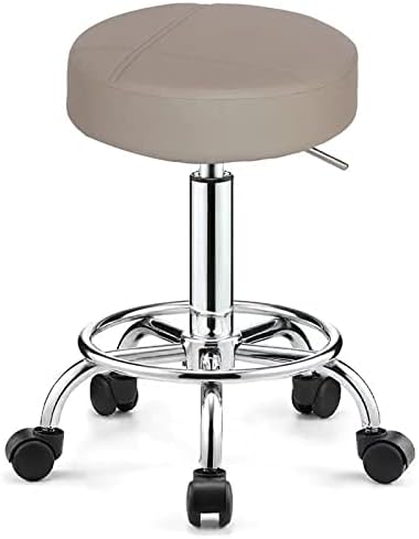 Podesiva salonska stolica sa točkovima u stilu valjka Hidraulična okretna valjkasta stolica Veliko sedište