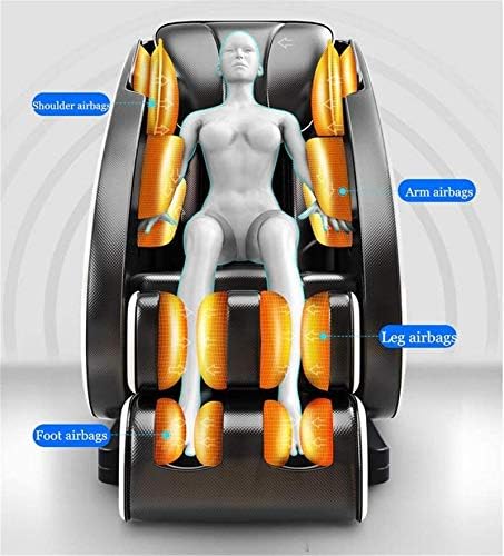 Tfjs masažna stolica pametna automatska masažna stolica sa nultom gravitacijom multifunkcionalna sa zvučnikom podesivo grijanje leđa i stopala masažna terapija za odrasle masažna stolica