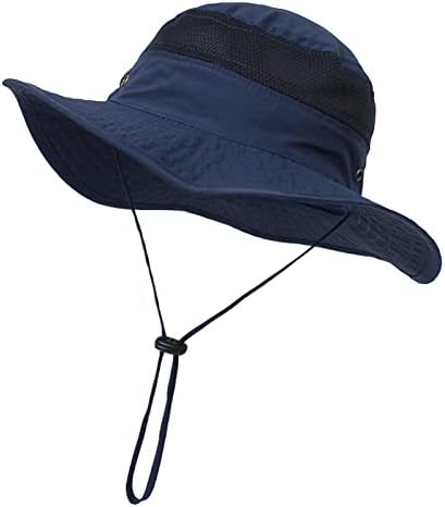Kid's Sun Hat Solid Bool Bucket kašika Široka Brim UPF 50+ ribarskog šešira za dječake Toddler Boys Podesivo ljeto