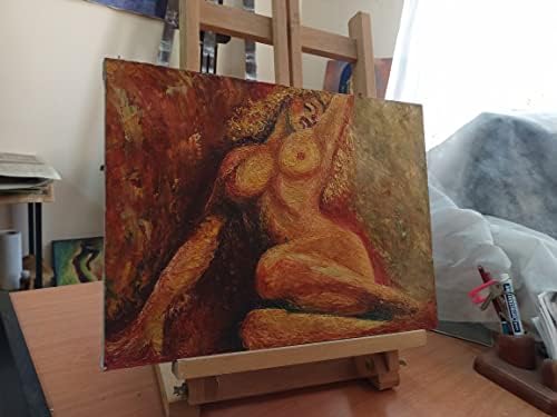 35 x 45 cm ručno oslikana uljana slika na platnu Sylvie Vartan