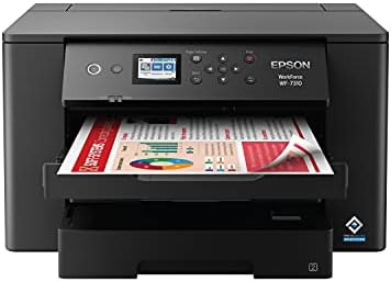 Epson Workforce Pro WF-7310 bežični štampač širokog formata sa štampanjem do 13 x 19, automatskim štampanjem do 11 x 17, kapacitetom od 500 listova, ekranom u boji od 2,4, aplikacijom Smart Panel, srednjim