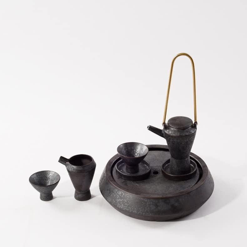 N / A TeaPot Teacup set keramički čaj kompnizacija čaj ukras za čaj Soft Decoration (boja: a,