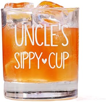 HTDesigns Sippy Cup čaša za viski novi poklon za Dan ujaka oca Božić ili rođendanski poklon