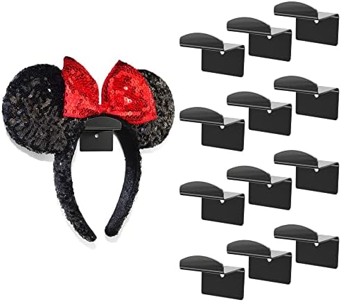 Moderne JP Metalne ljepljive kuke za Disney uši - Dodatni vijci uključeni, minimalistički disney uši,