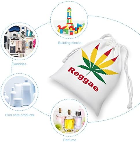 Reggae korov ispisano slatka vrećica za crtanje za pohranu Travel Makeup torbice Kozmetičke torbe