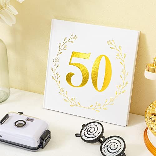 Calculs 50. FOTO album vjenčanja za sjećanja za roditelje HACHAKSAKE 50. rođendana knjiga za rođendan