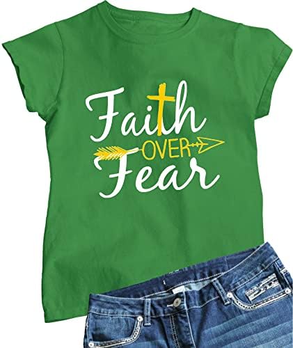 Idite na sve žene vere preko straha Christian Isus majica