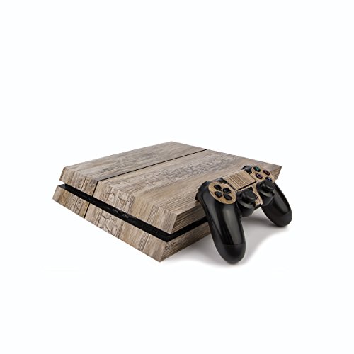 Premium PS4 PlayStation 4 drveni efekt vinil Wrap/koža/poklopac za PS4 konzole i PS4 kontrolere: rustikalni