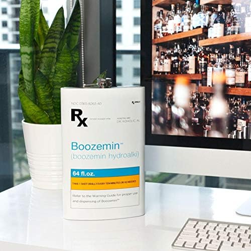 RX Boozemin 64 oz velika oversize tikvica za piće od nerđajućeg čelika