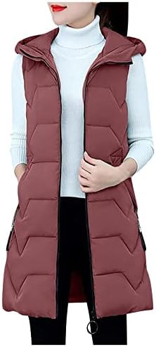 OVERMALNI Ženski modni jesensko-zimski prsluk i donji podstavljeni vrhovi jakni