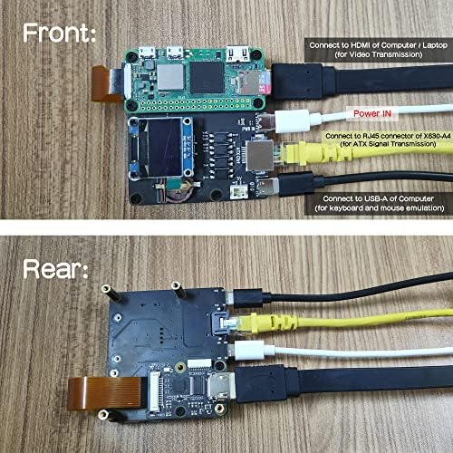KIT GEEKWORM KVM-A4 kompatibilan je s pikvm HDMI CSI za malinu Pi nula 2W samo