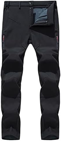 Muške vodootporne planinarske pantalone na otvorenom Skijalište Ski ribolovo runo oblikovane izolirane meke