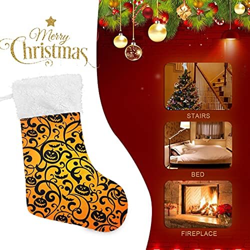 Alaza Božićne čarape Halloween Pozadina Klasične personalizirane velike ukrase o čarapa za