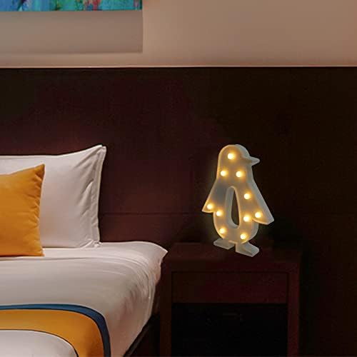 Marquee noćno svjetlo, LED lampa za zidni dekor, topla stolna stolna svjetla za dječiju sobu Zidna