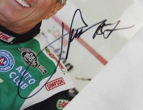 John Force potpisao automatsko autogram 8x10 Photo IX - AUTOGREME Extreme Sports Photos