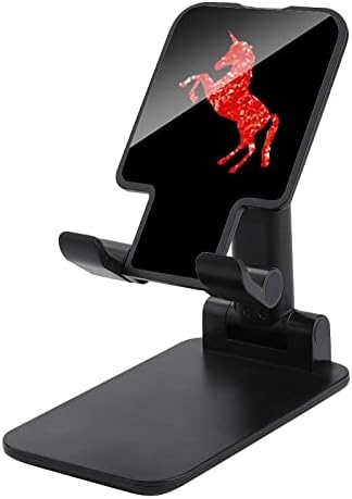 Ruby Unicorn Silhouette Funny Sklopivi stolni držač za stolni telefon Portable Podesivi pribor
