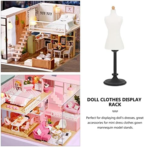 Micro pejzaž dekor lutkarska haljina Manequin: Obrazac za šivanje tkanine haljine Držač nosač igračaka Manequin