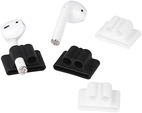 4 komada Držač pojaseva silikonskih sat za AirPod 1 / AirPod 2 / AirPods Pro 2 držač, bežične slušalice Prijenosne anti-izgubljene silikonske ušile za časopis