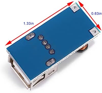Treedix 8kom DC-DC Booster modul za 5V 600ma USB Boost ploča za mobilnu snagu USB Boost Konverter