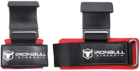 Iron Bull strength čelične kuke za podizanje tegova-trake za zglobove za podizanje za teške uslove rada-trake za mrtvo dizanje za Powerlifting-debela podstavljena kuka za vježbanje – rukavice za dizanje tegova za dizanje teških tereta