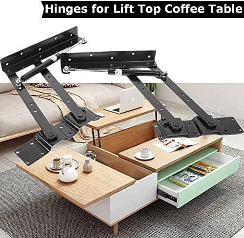 Podignite dijelove za kavu, 2x praktični namještaj Hidraulički šarki, mehanizam za podizanje stola,