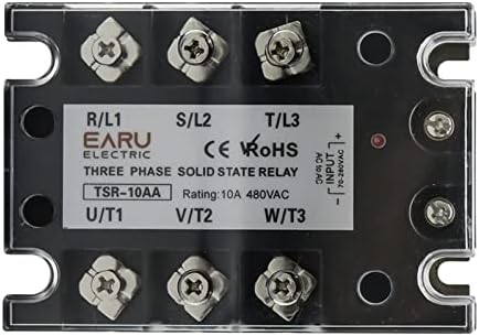 TSR SSR-10AA 25A 40A 60A 80A trofazni SSR SSD relej AC kontrola AC 480v 70 - 280v ulazni aluminijumski radijator