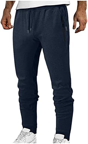 Miashui pamučne pantalone sa širokim nogama trenirke muški Zipper čvrsti džep srednjeg struka Casual