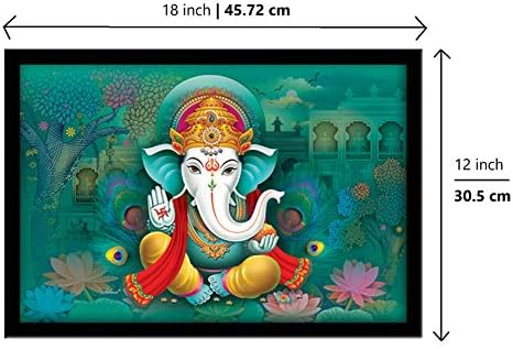LIFEHAXTORE® Xtore Ganesha Art uokvirena slika / spremno za kačenje