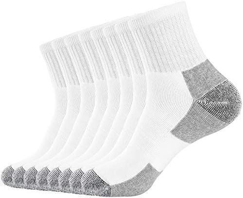 Lutajte muške čarape za gležnjeve 3-8 pari debeli jastuk za trčanje za muškarce i žene pamučne čarape 7-9 / 9-12 / 12-15