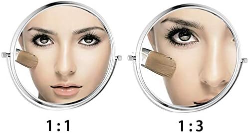 HTLLT Beauty Makeup ogledalo kupatilo ogledalo Sidedmagnification rotirajte viseće ogledalo za