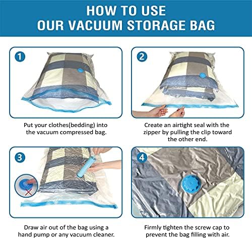 Efinito vakuumske torbe, torba za pohranu odjeće, vakuumske vrećice za odjeću, tkanine za pohranu od tkanine,