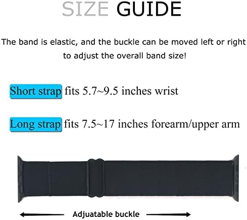 Elasting elastični remen za ručni pojas za kompatibilan sa 49 mm Apple Gledajte ultra, 41mm / 45 mm Apple