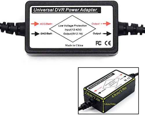 Auto DC 12V do 5V lijevi utikač Mini USB crtica CAM punjač, ​​USB Hardwire komplet Direct ožičeni