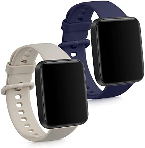 Kwmobile Watch Bands kompatibilni sa Xiaomi Redmi Watch 2 lite - kaiševi od 2 zamjenske silikonske