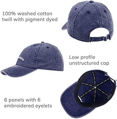Kdwave Vintage bejzbol kapa za žene muškarci oprani pamuk nestrukturirani šešir vezeni rep podesivi Tata šeširi niskog profila