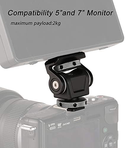 FAYEEGIN kamera monitor nosač monitora sa hladnom cipelom za 5 inča i 7 inčni monitor nagibljeni 180 stepeni