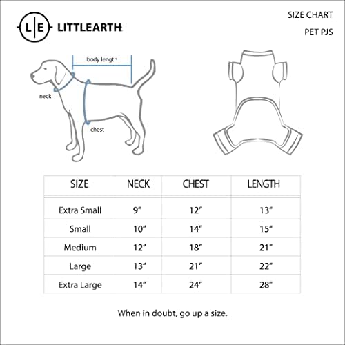 Littlearth Unisex-odrasli NCAA Sjeverna Dakota državni bizon pet PJs, boja tima, mali
