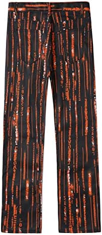 Ležerne prilike sa labavim pantalonama Trendi atletske traperice s džepovima Stretch Casual Baggy patent hlače